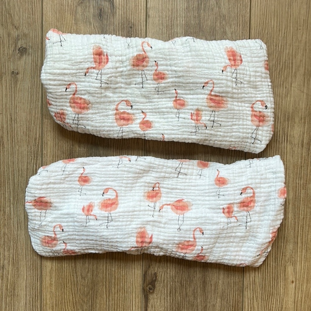 Little Unicorn changing pad muslin covers